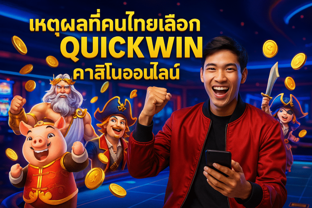 เหตุผลที่คนไทยเลือก QUICKWIN คาสิโนออนไลน์