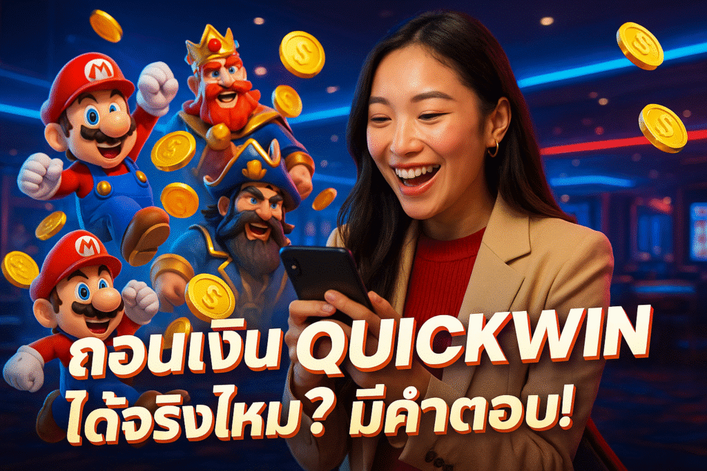 ถอนเงิน QUICKWIN ได้จริงไหม? มีคำตอบ!