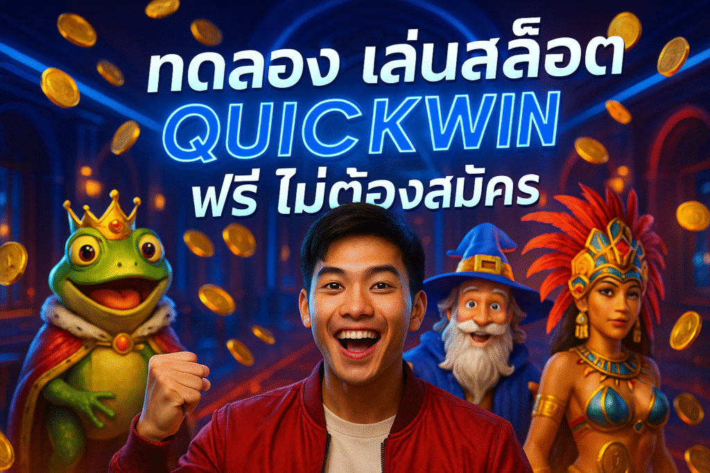 ทดลองเล่นสล็อต QUICKWIN ฟรี ไม่ต้องสมัคร